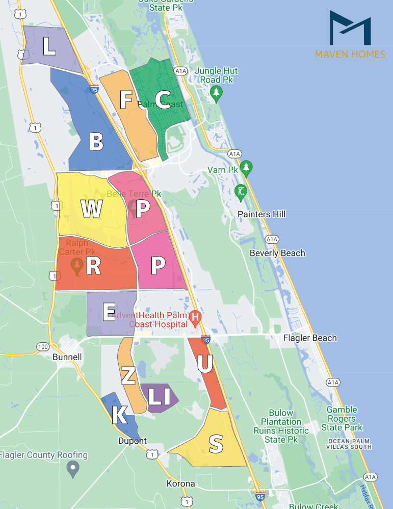 palm coast sections 1